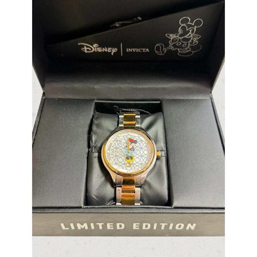Invicta Disney Limited Edition Minnie Mouse watch (Model 30687) Needs Battery